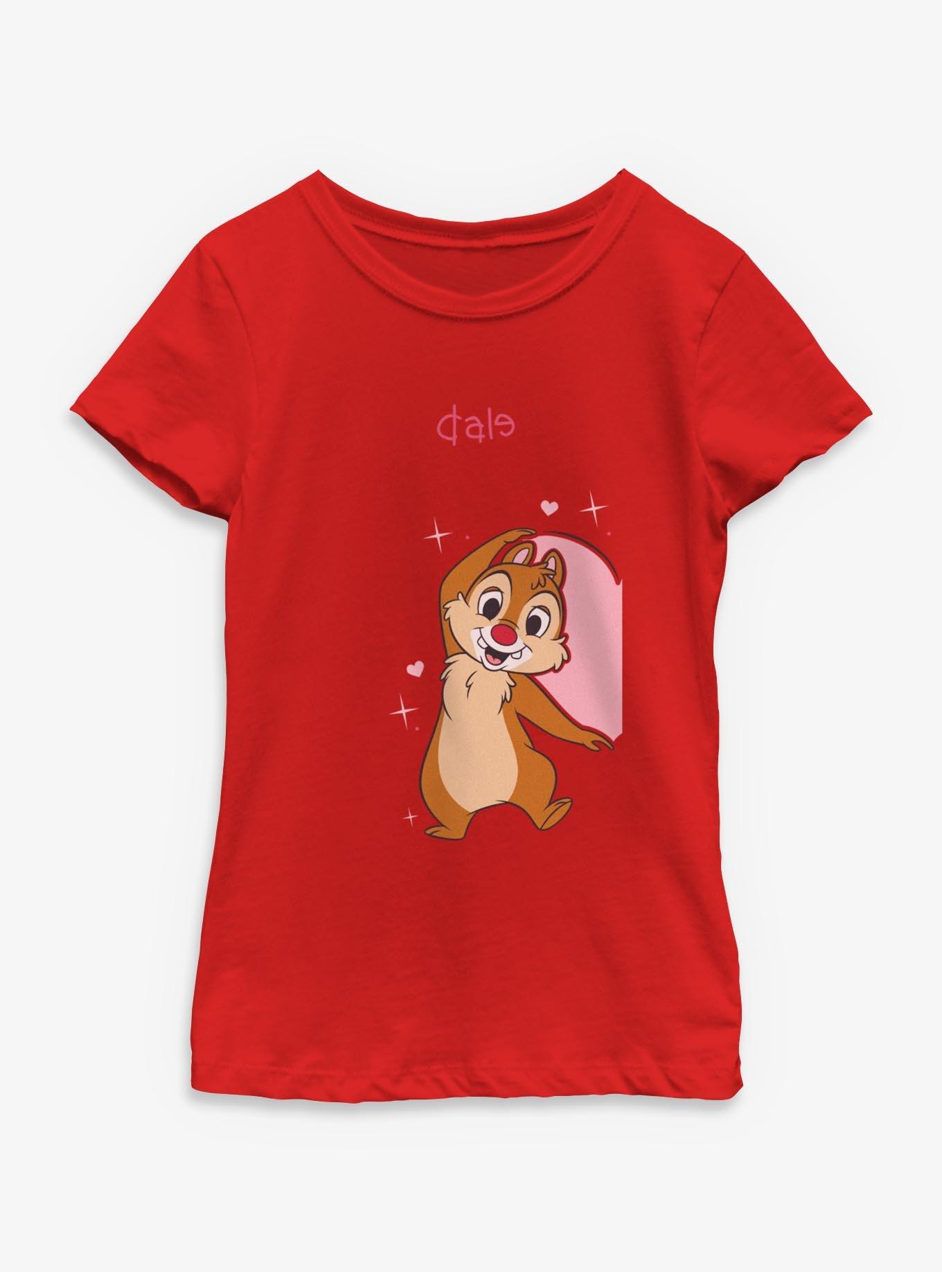 Polera juvenil para niña Disney Chip 'n Dale Corazón de Dale