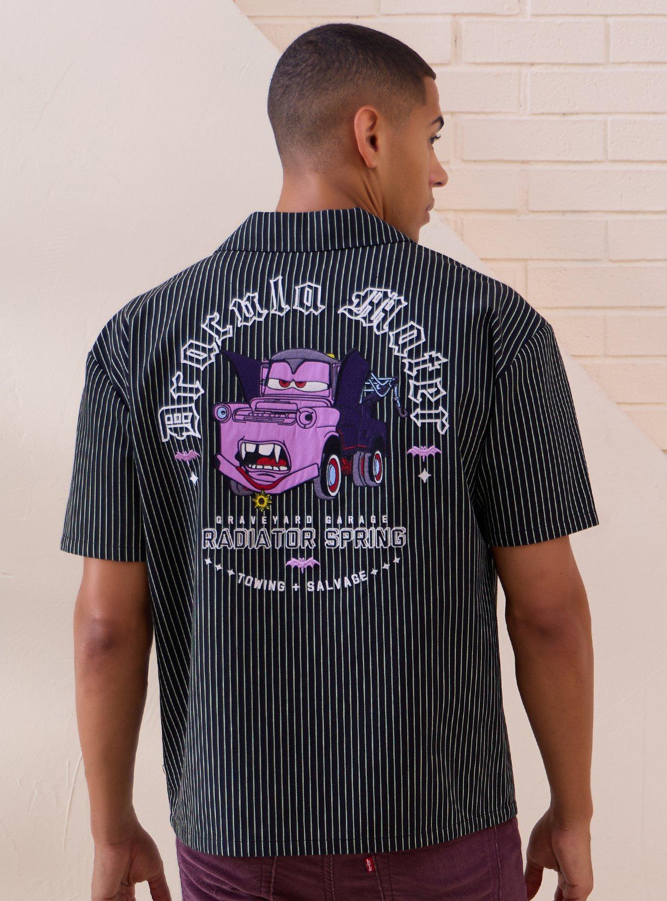 Polera tejida a rayas de Dracula Mater