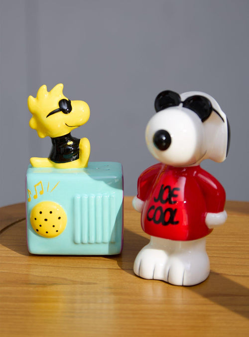 Set de salero y pimentero Snoopy & Woodstock Joe Cool