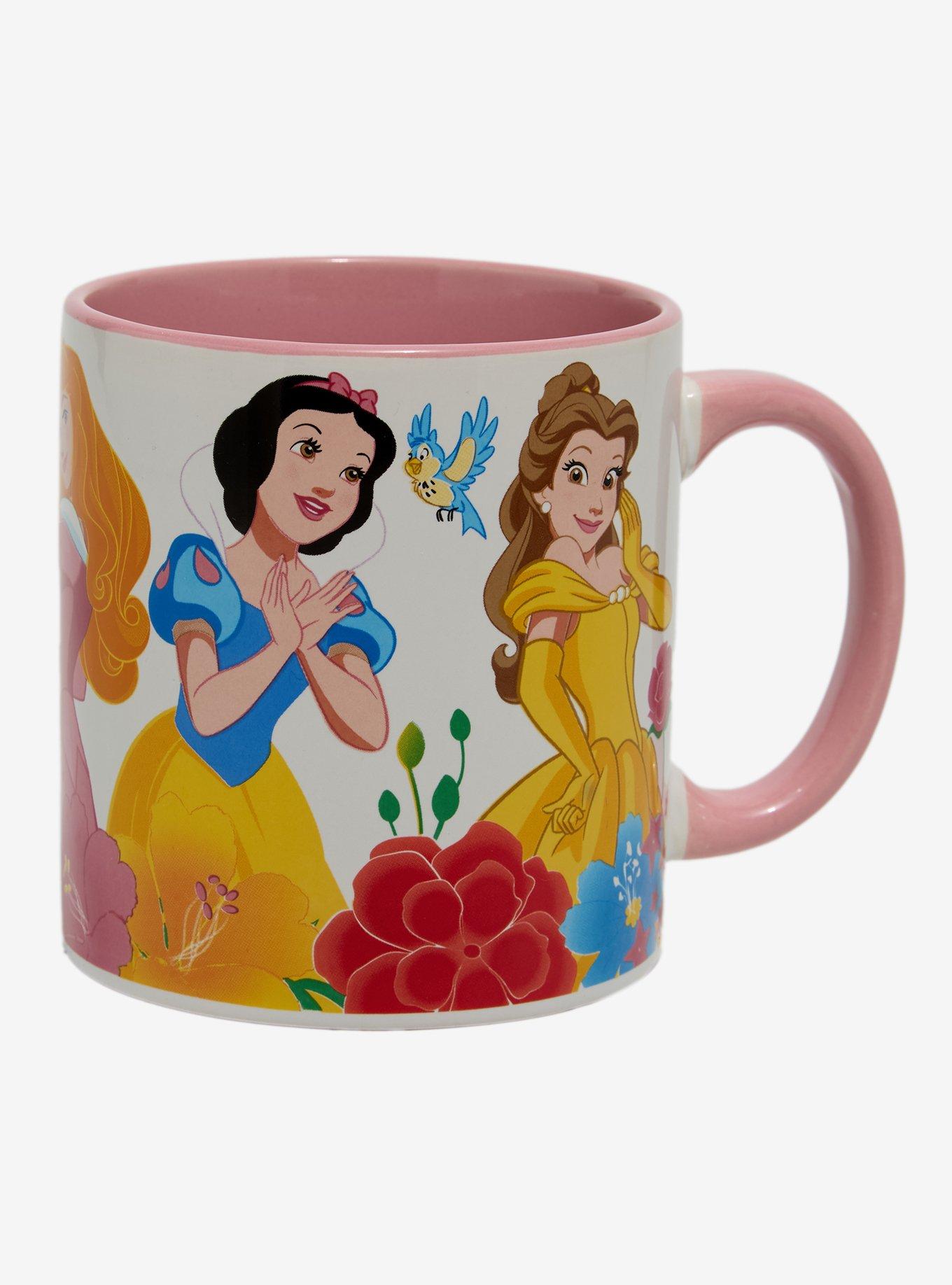 Taza floral grupal de Disney Princesses