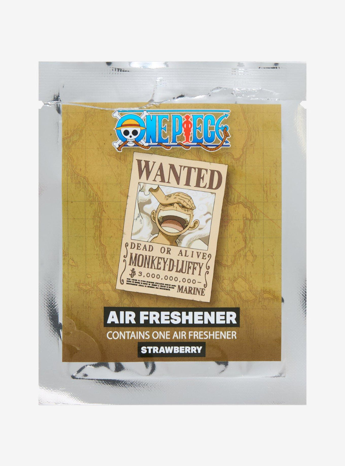 Ambientador sorpresa con aroma a frutilla de One Piece