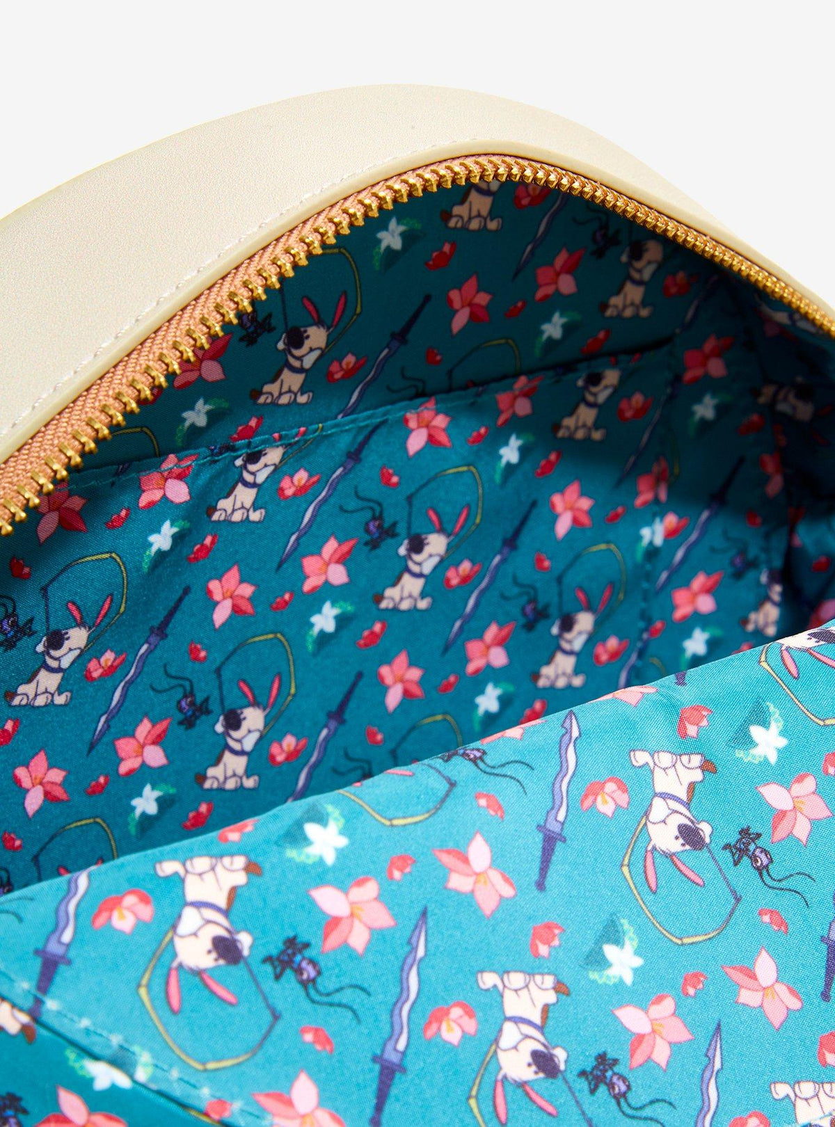 Cartera cruzada Disney Mulan con gachas de Mushu