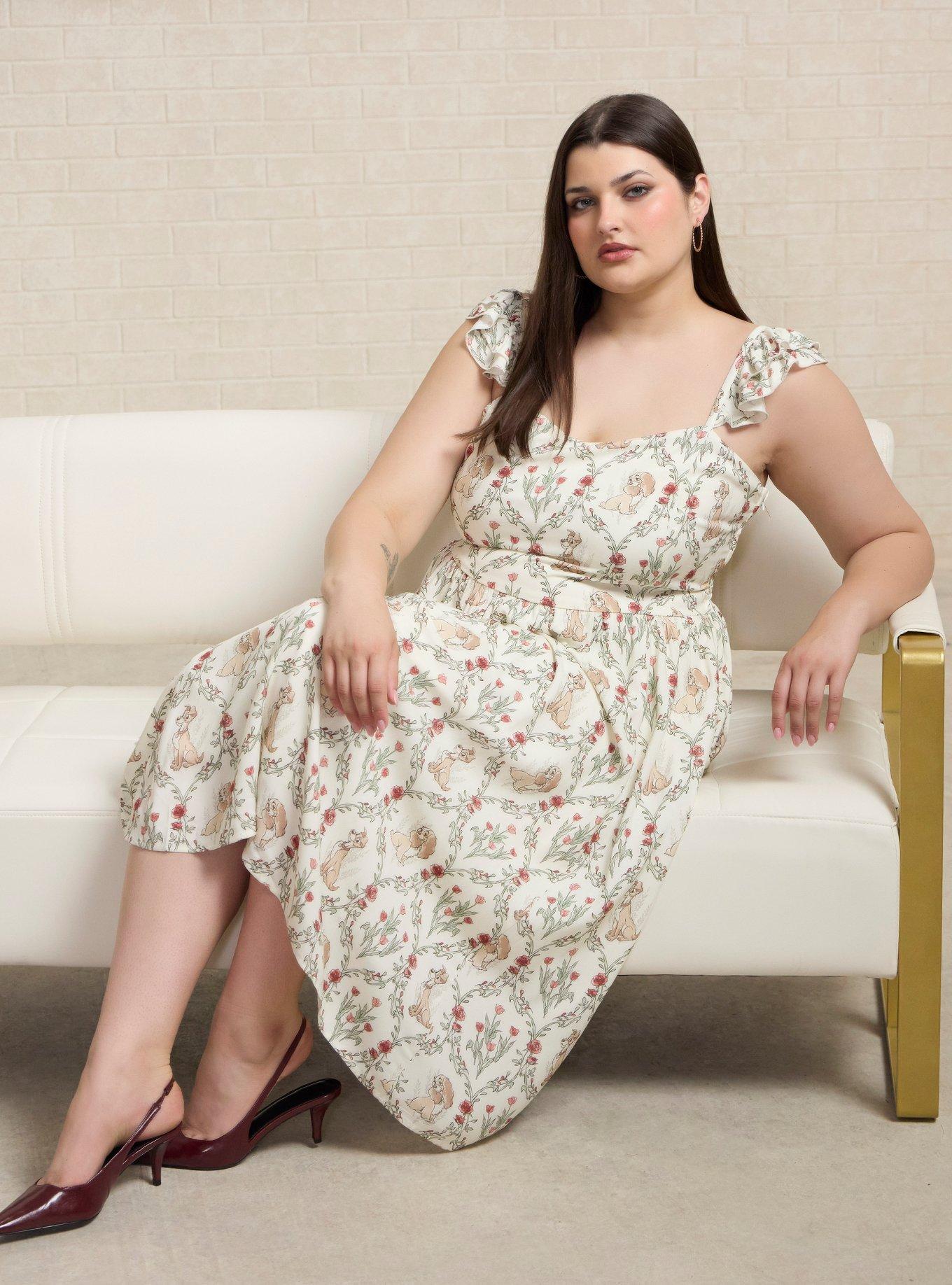 Vestido Floral Plus Size Lady & The Tramp