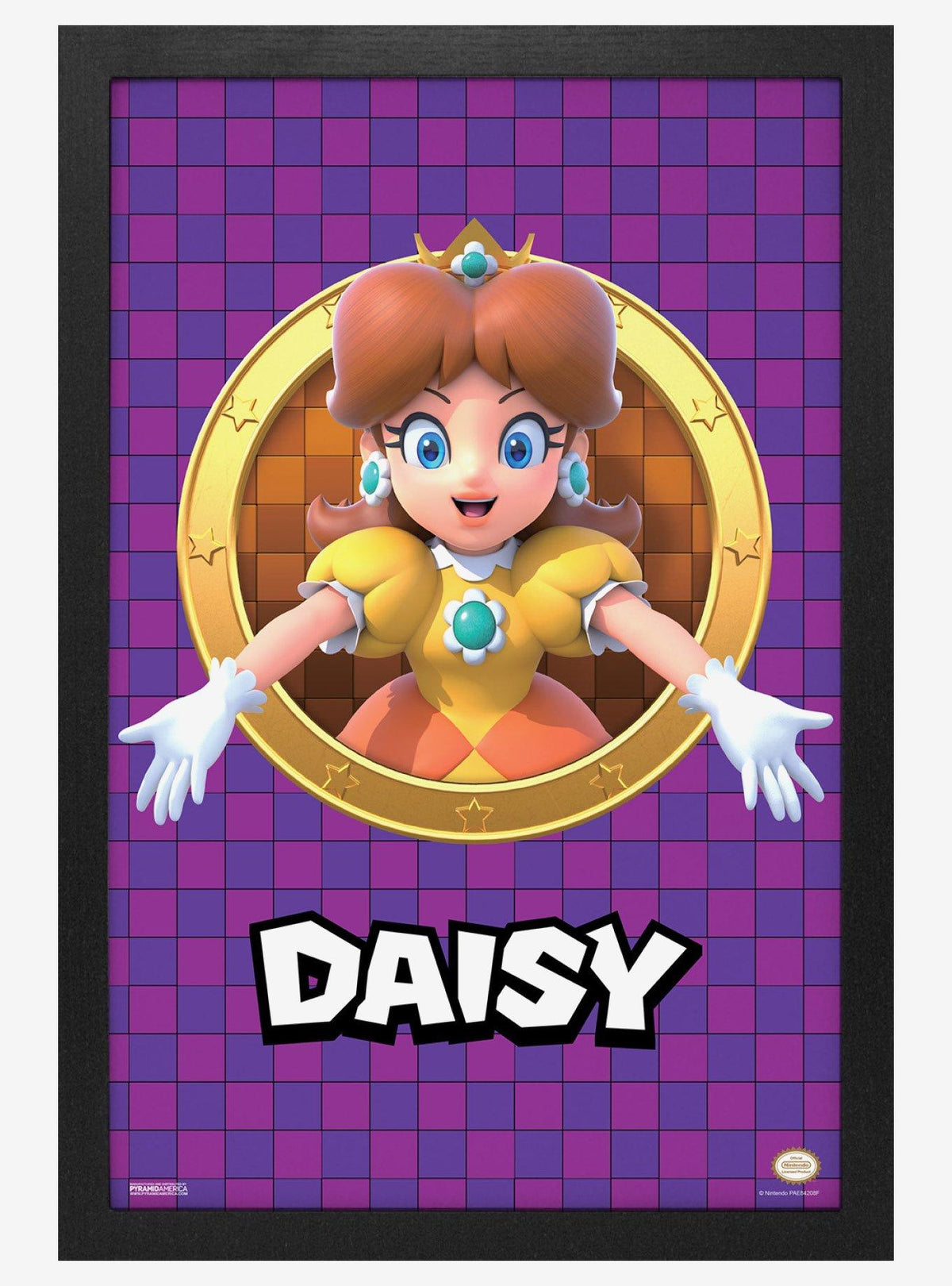 Póster enmarcado Super Mario 3D Port de Daisy