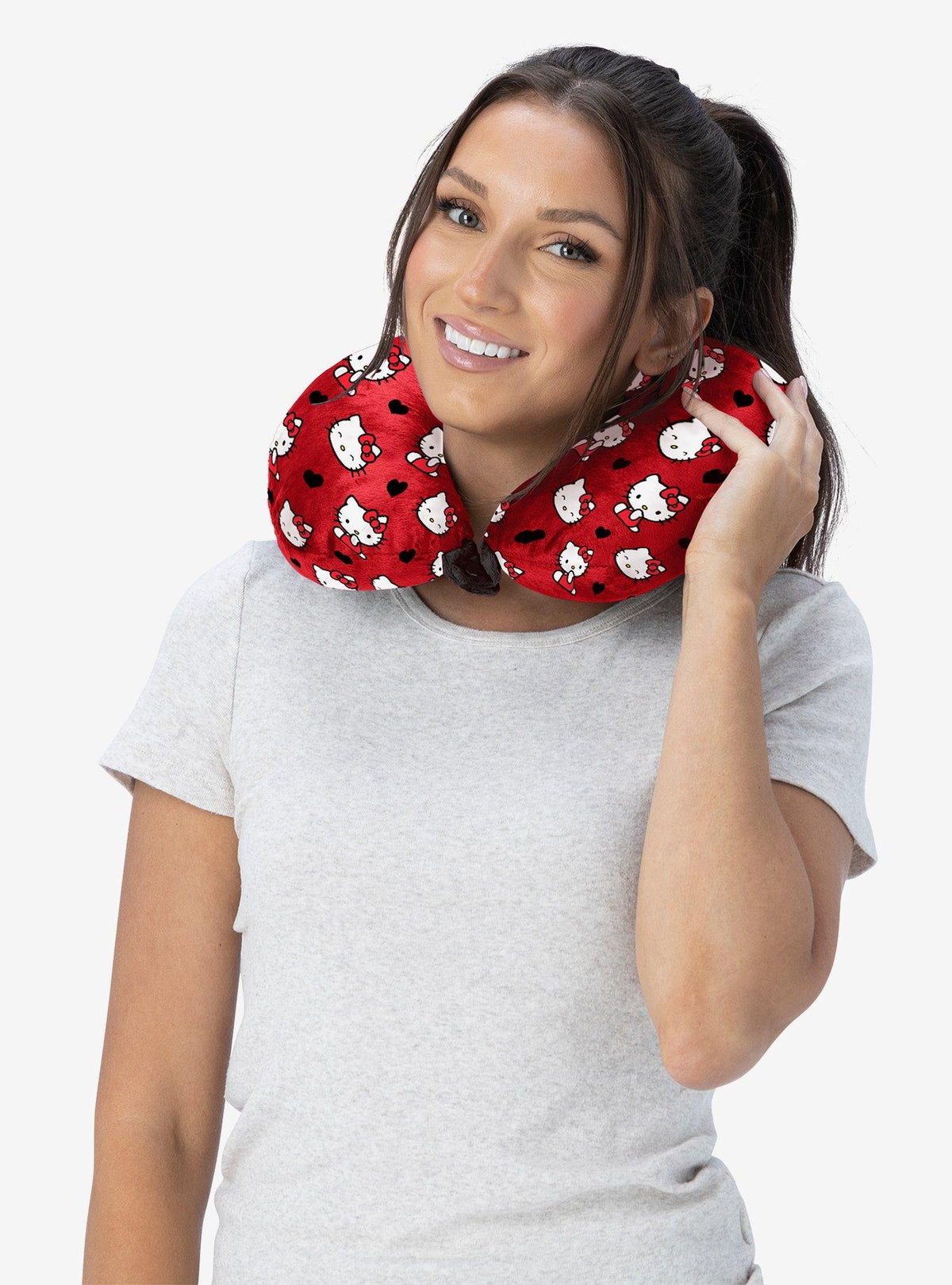 Almohada de viaje para cuello Hello Kitty Cute Hearts