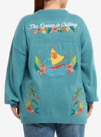 Chaleco Disney Moana bordado para niña, tallas plus