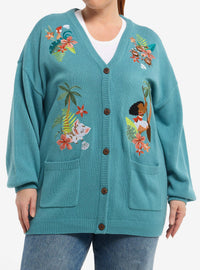 Chaleco Disney Moana bordado para niña, tallas plus