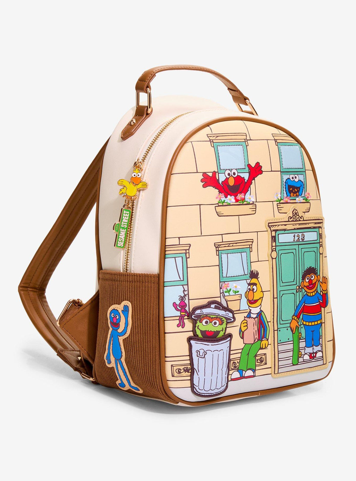 Mochila mini Sesame Street con personajes