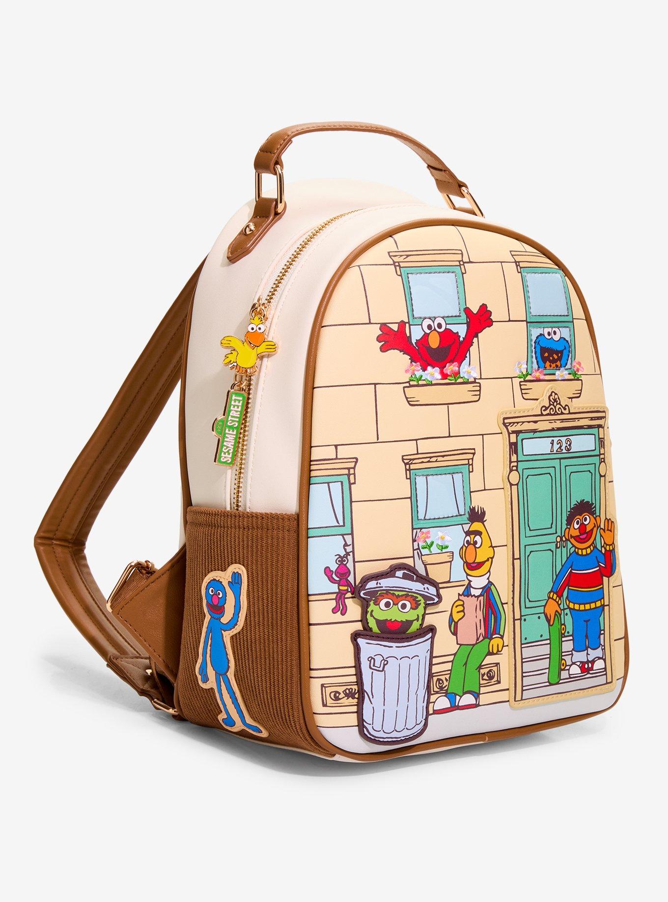 Mochila mini Sesame Street con personajes