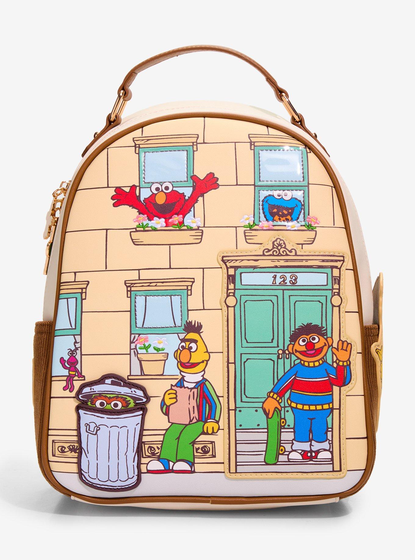 Mochila mini Sesame Street con personajes