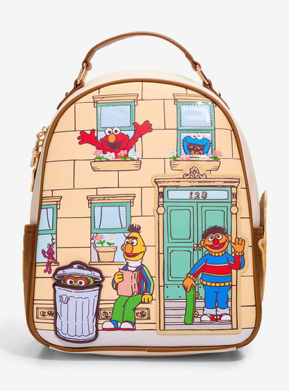 Mochila mini Sesame Street con personajes