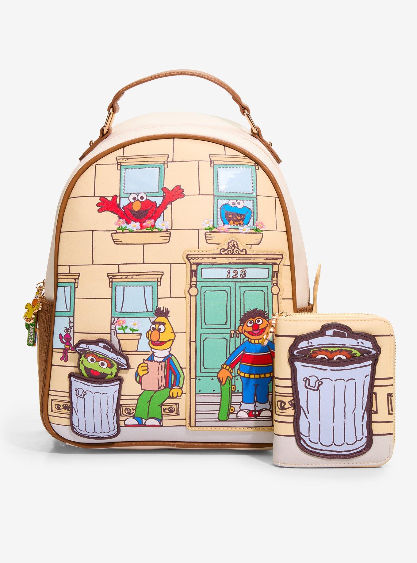Billetera pequeña con cierre de Oscar the Grouch