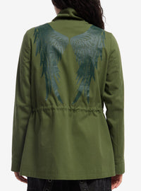 Chaqueta utilitaria juvenil Supernatural con alas