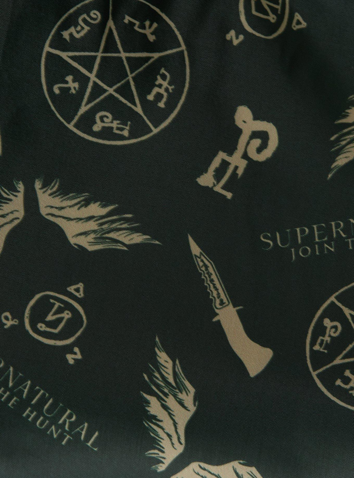 Chaqueta utilitaria juvenil Supernatural con alas