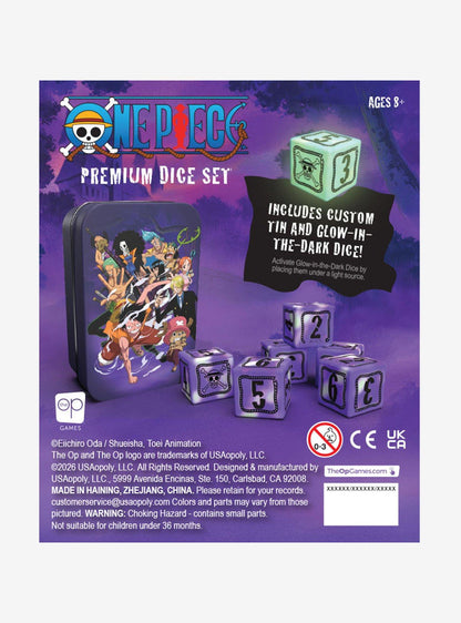 Set de dados One Piece fosforescentes