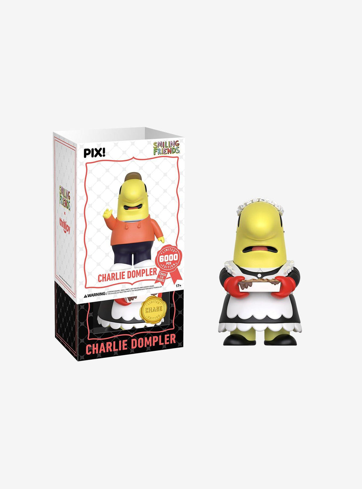 Figura coleccionable PIX! Charlie Dompler - Smiling Friends