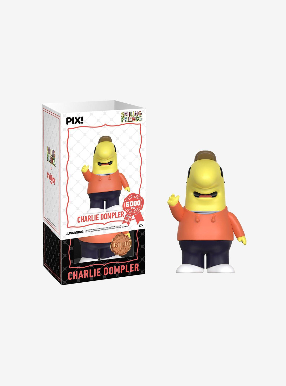 Figura coleccionable PIX! Charlie Dompler - Smiling Friends