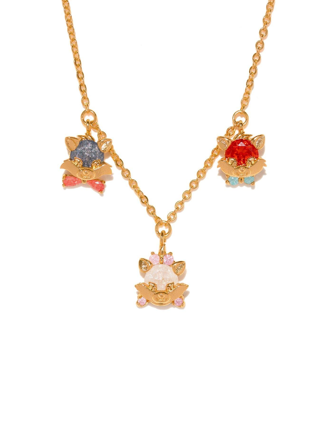 Collar Disney The Aristocats con dijes de gatitos
