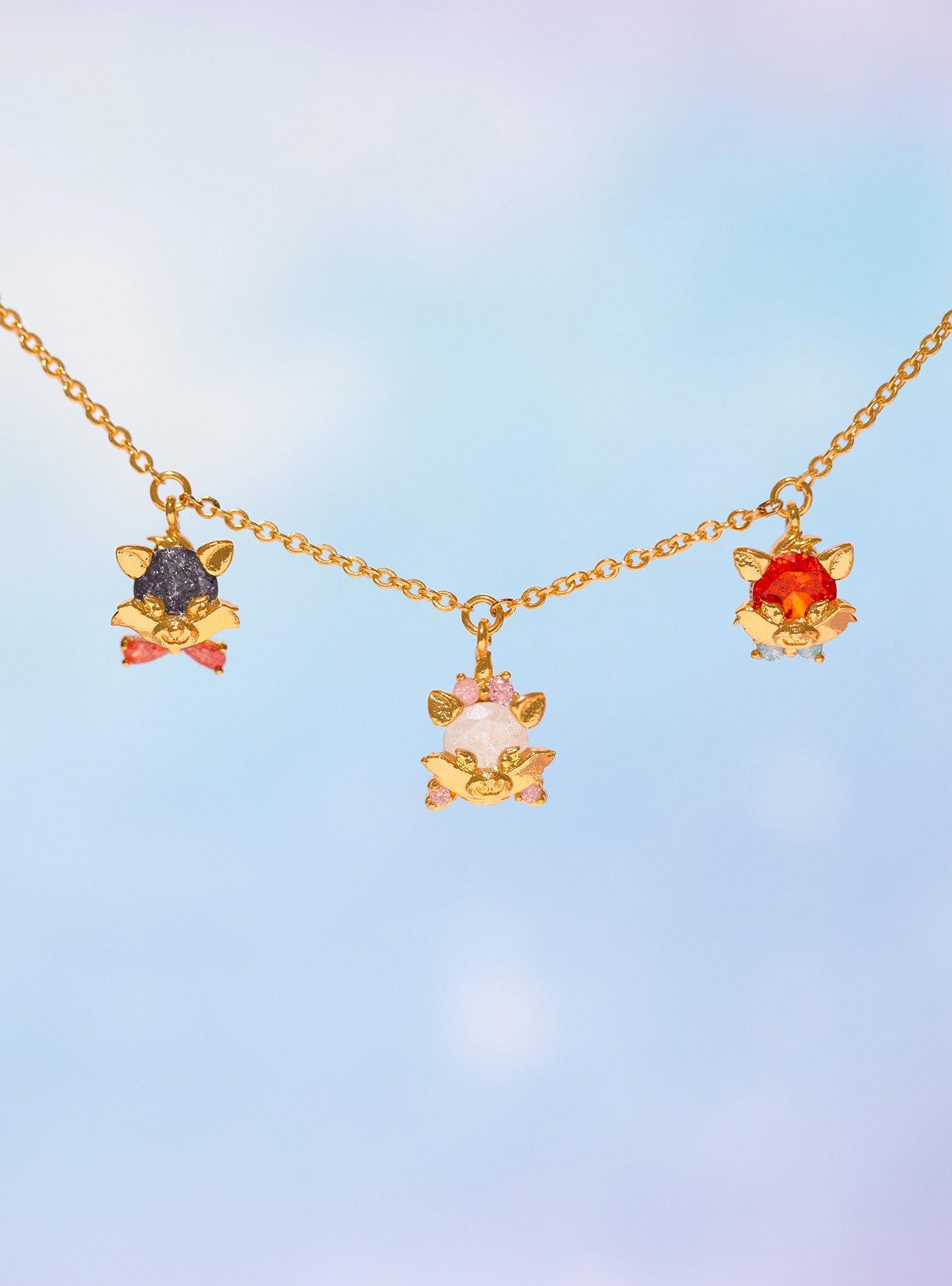 Collar Disney The Aristocats con dijes de gatitos