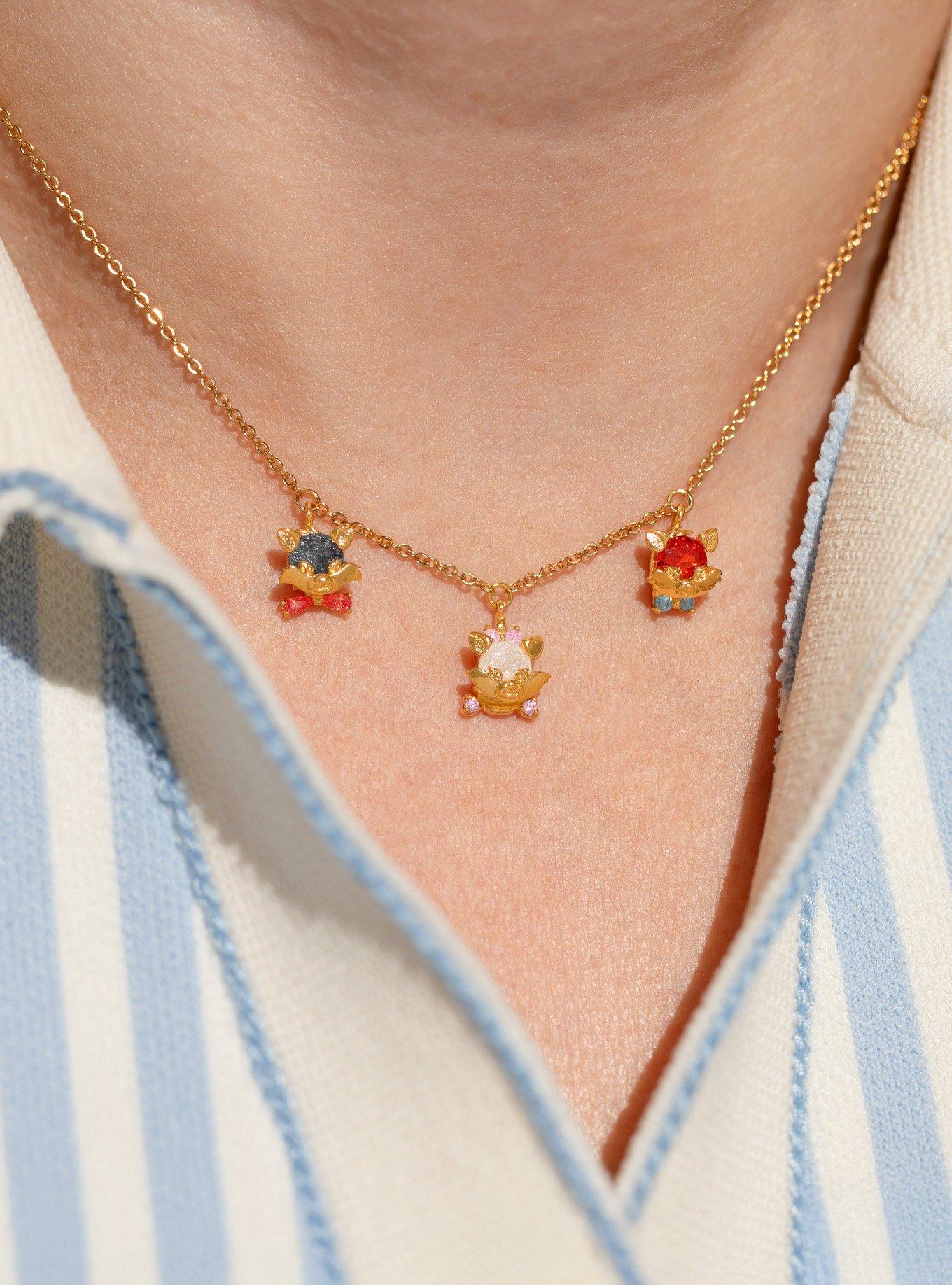 Collar Disney The Aristocats con dijes de gatitos