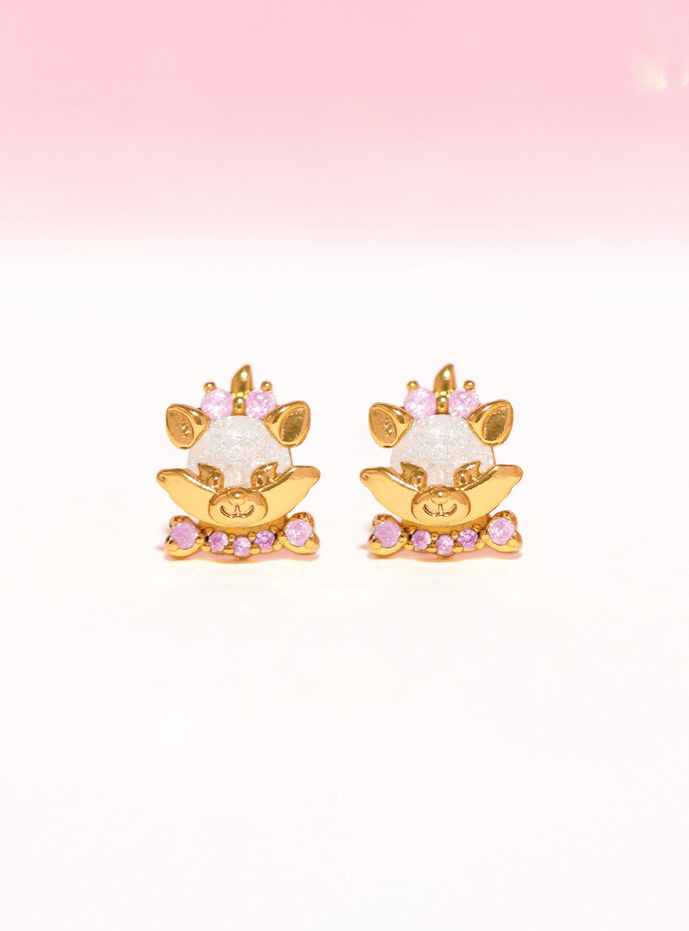 Aros de The Aristocats Marie con pedrería