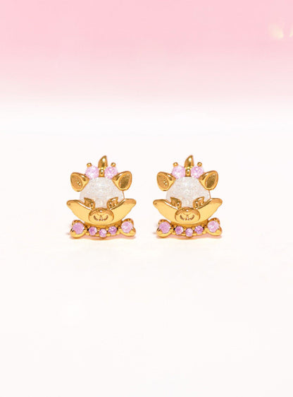 Aros de The Aristocats Marie con pedrería