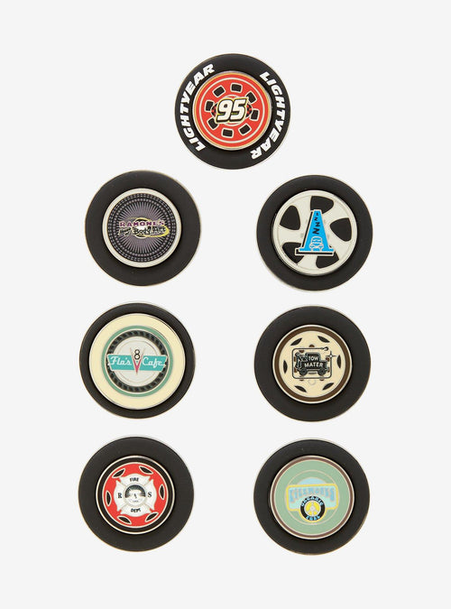 Pin esmaltado de neumáticos giratorios de Cars