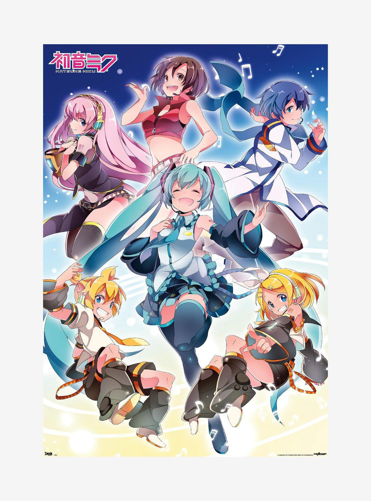Póster grupal de Hatsune Miku