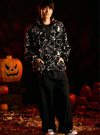 Chaqueta sherpa de telarañas Jack y Zero - Nightmare Before Christmas