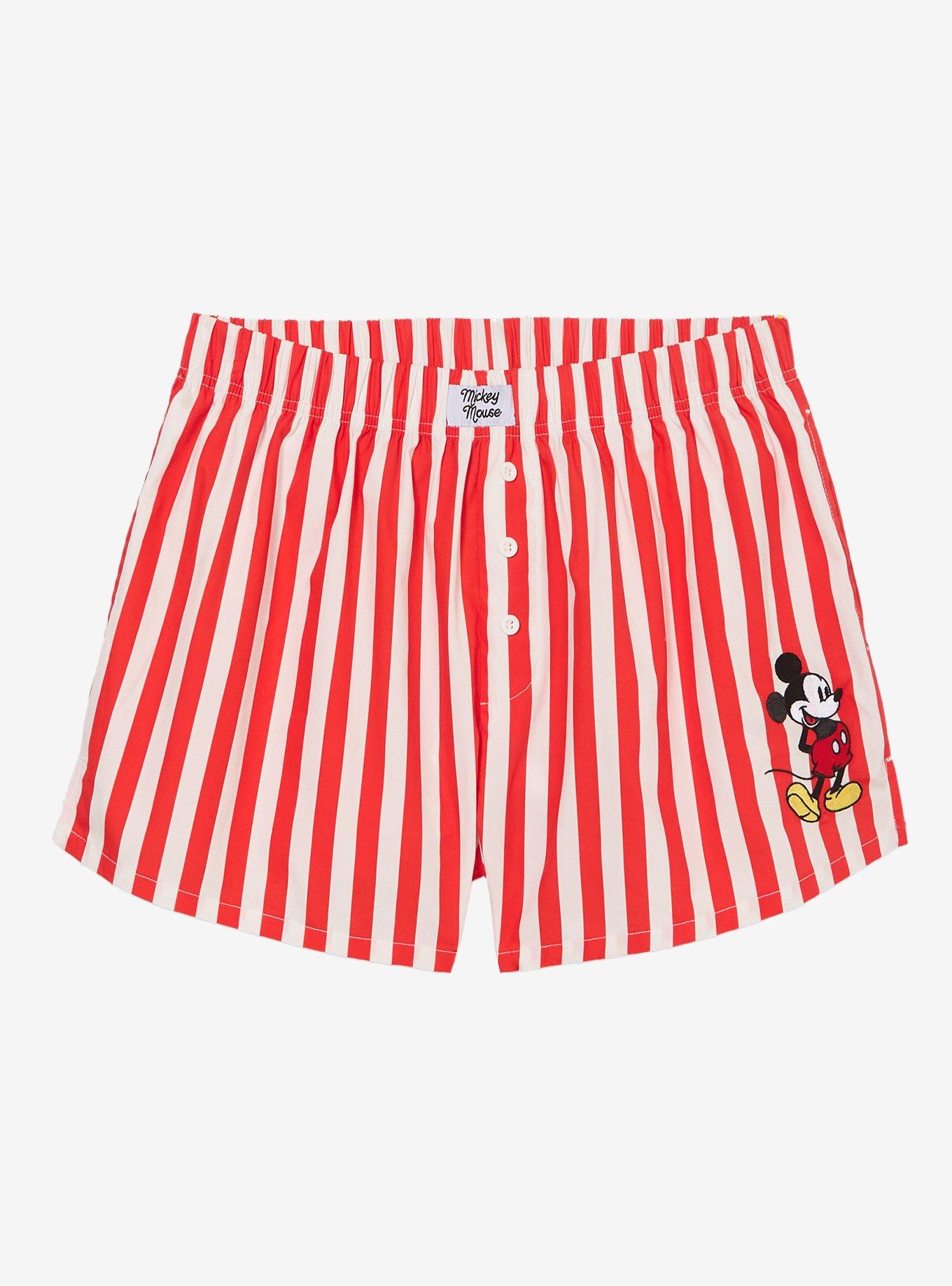 Short bóxer a rayas de Mickey Mouse