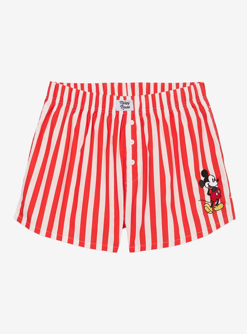 Short bóxer a rayas de Mickey Mouse