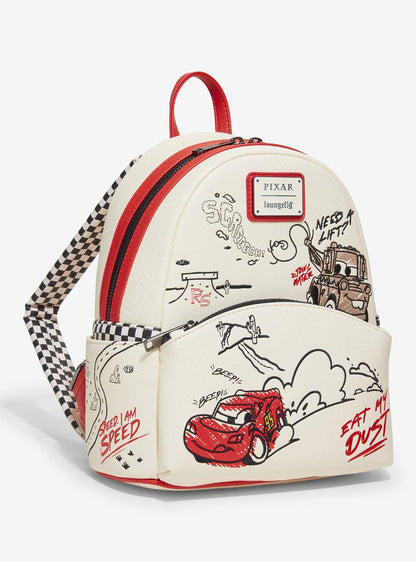 Mochila mini Disney Pixar Cars Lightning McQueen y Mater