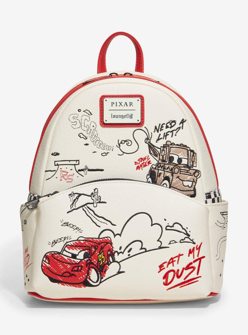 Mochila mini Disney Pixar Cars Lightning McQueen y Mater