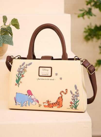 Cartera cruzada de pana Winnie the Pooh y sus amigos
