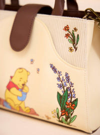 Cartera cruzada de pana Winnie the Pooh y sus amigos