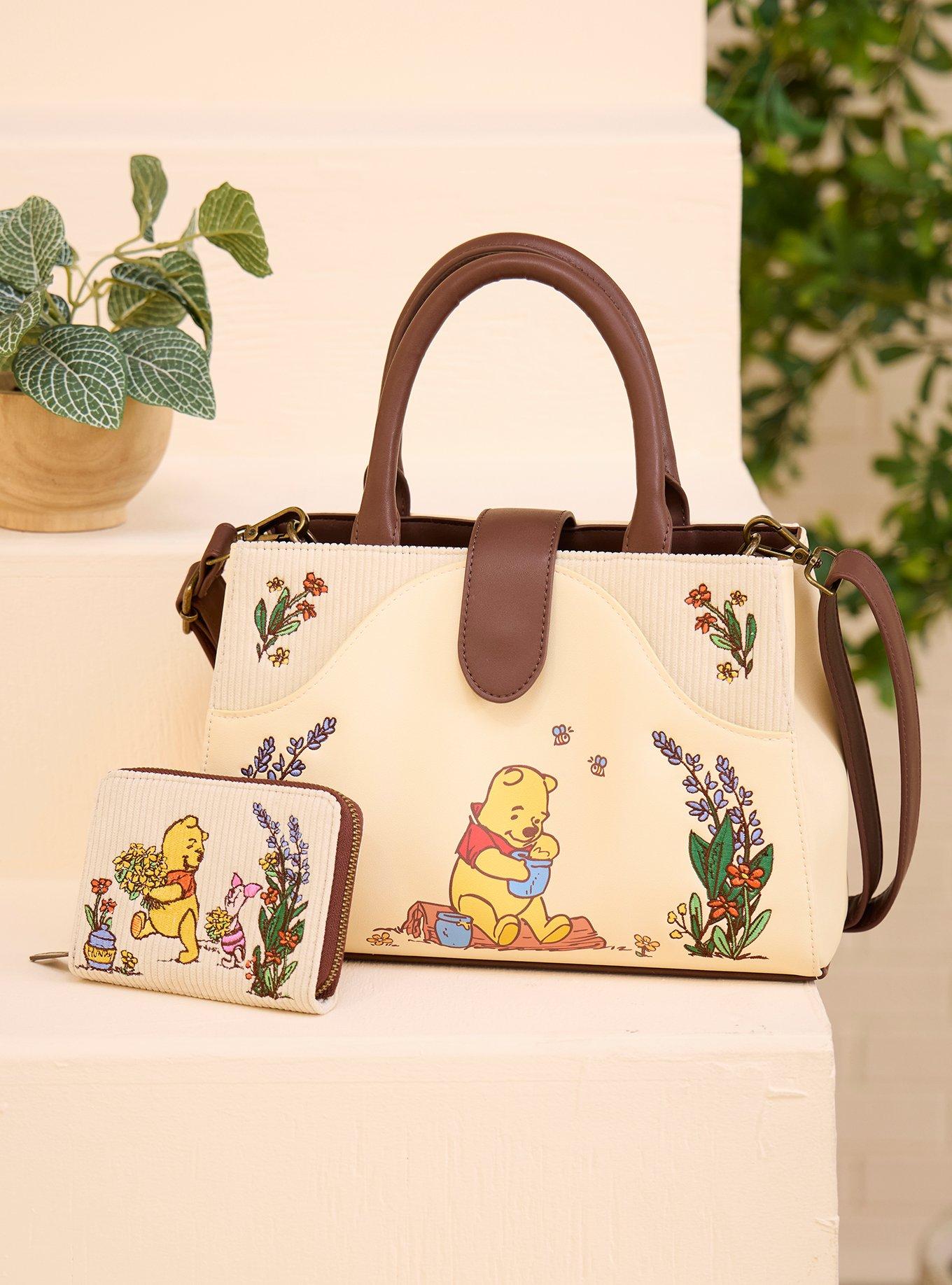 Cartera cruzada de pana Winnie the Pooh y sus amigos