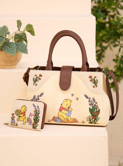 Cartera cruzada de pana Winnie the Pooh y sus amigos