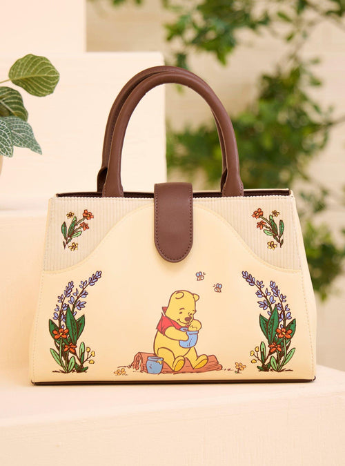 Cartera cruzada de pana Winnie the Pooh y sus amigos
