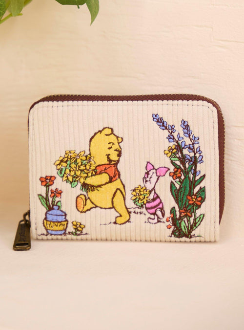 Billetera acordeón de pana Winnie the Pooh y amigos