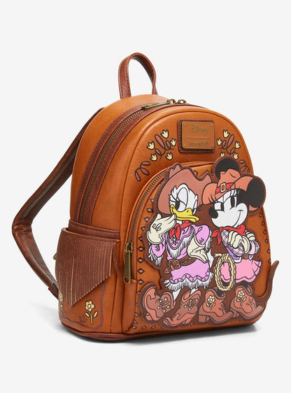 Mochila mini Disney Minnie y Daisy vaqueras