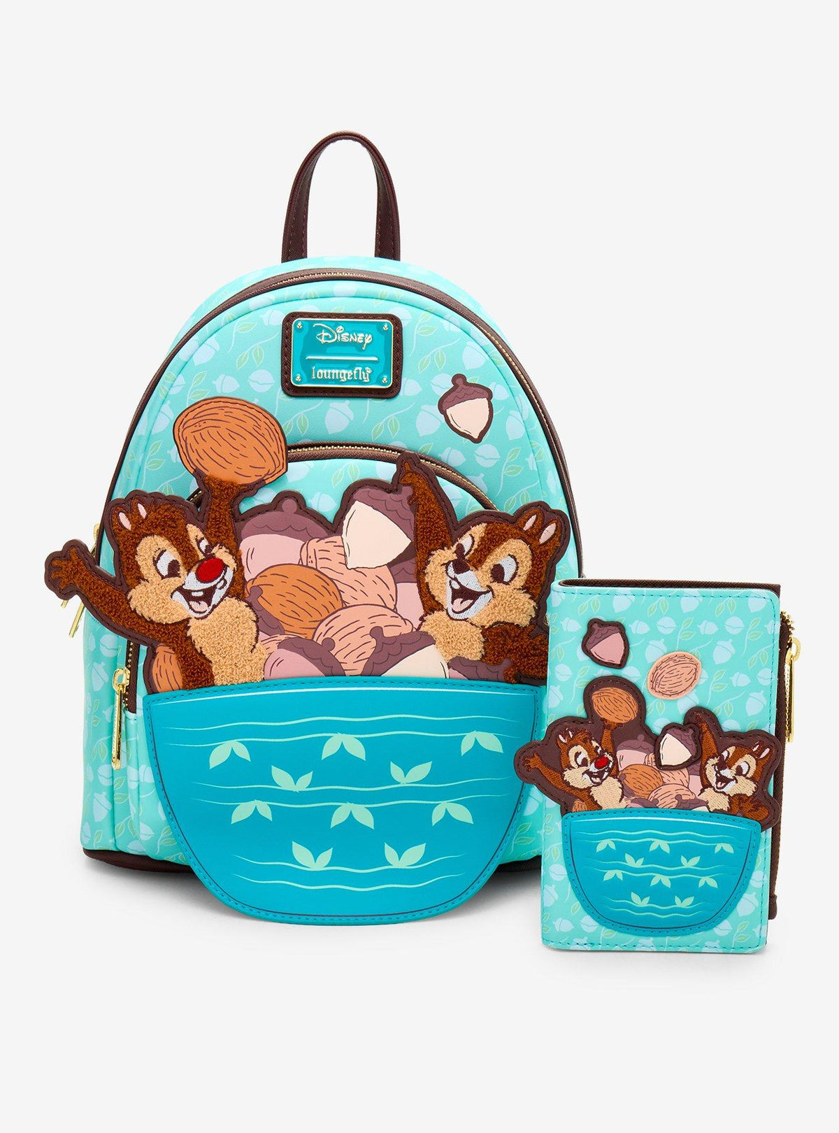 Mochila mini Disney Chip & Dale Montón de Bellotas