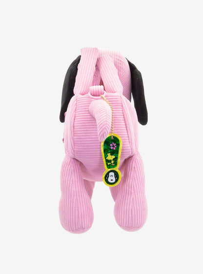 Cartera cruzada de pana con forma de Snoopy