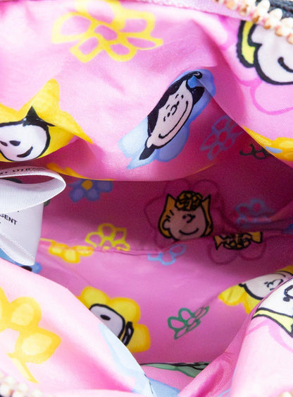 Cartera cruzada de pana con forma de Snoopy