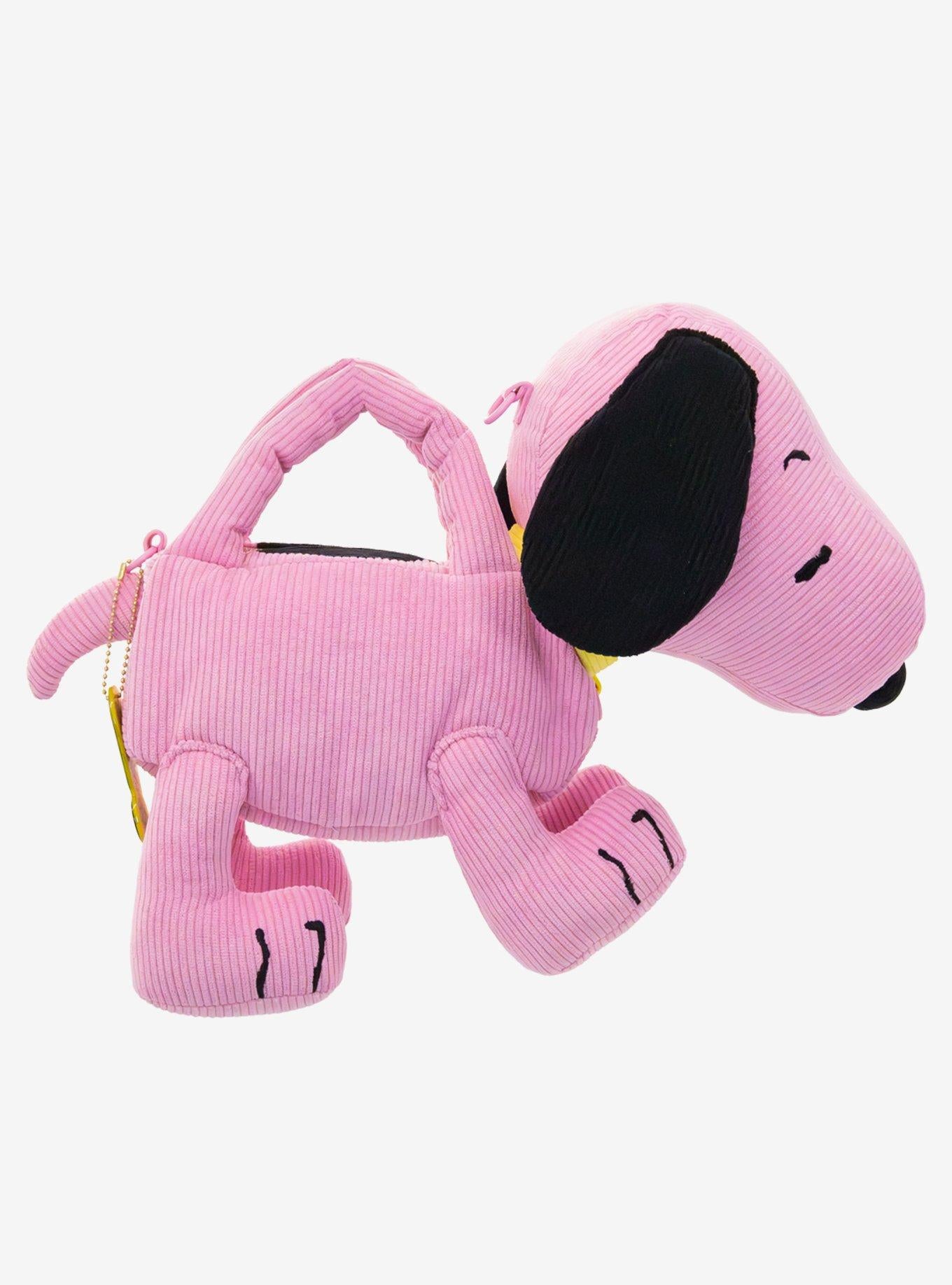 Cartera cruzada de pana con forma de Snoopy