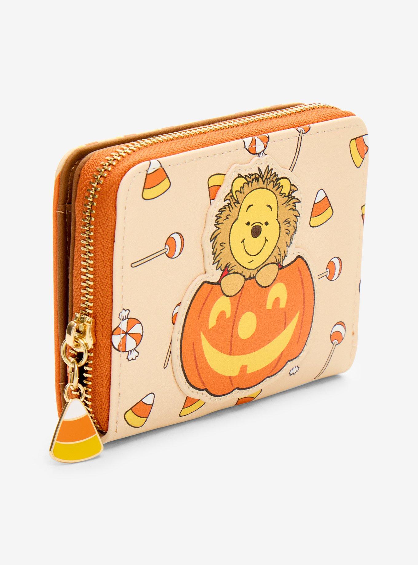 Billetera con cierre Winnie the Pooh león y calabaza
