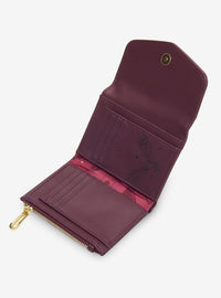 Billetera Harry Potter con cuentas e íconos aterciopelados