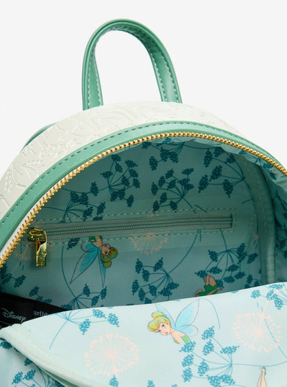 Mochila mini Disney Peter Pan Tinker Bell con pompones