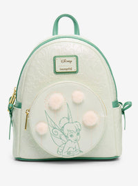Mochila mini Disney Peter Pan Tinker Bell con pompones