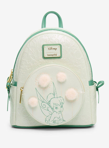 Mochila mini Disney Peter Pan Tinker Bell con pompones