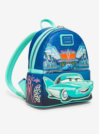Mini mochila Cars Flo's Cafe con brillo en la oscuridad
